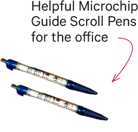 Helpful Microchip Guide Scroll Pens